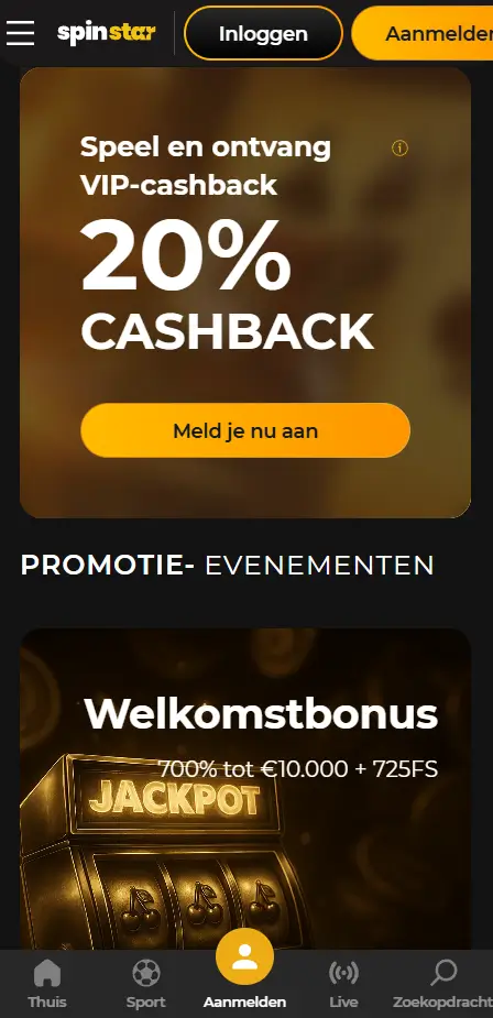 Spinstar casino bonussen
